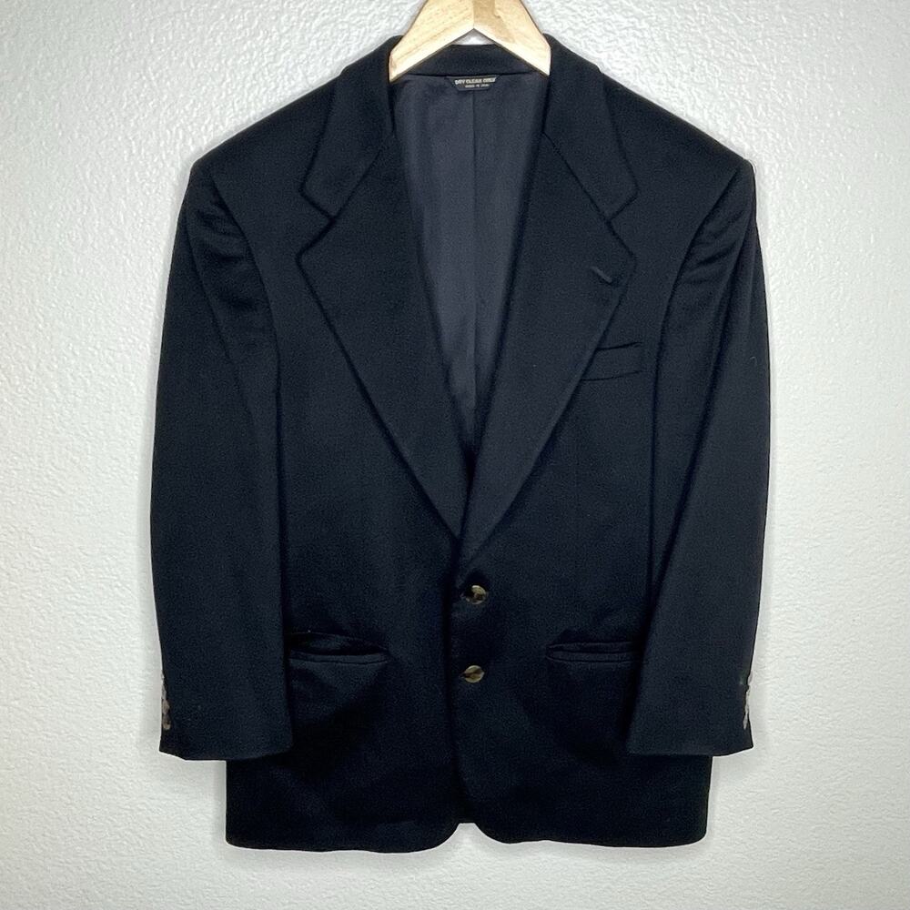 Vintage I Magnin Blazer 100% Pure Cashmere Men 42R Old Money Preppy Jacket USA
